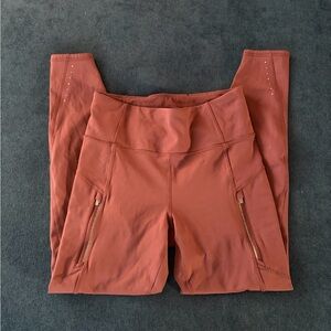 Athleta Maroon Leggings